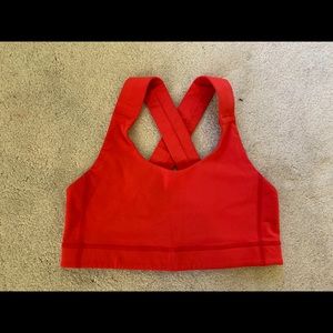 Lululemon Red Energy Sports Bra